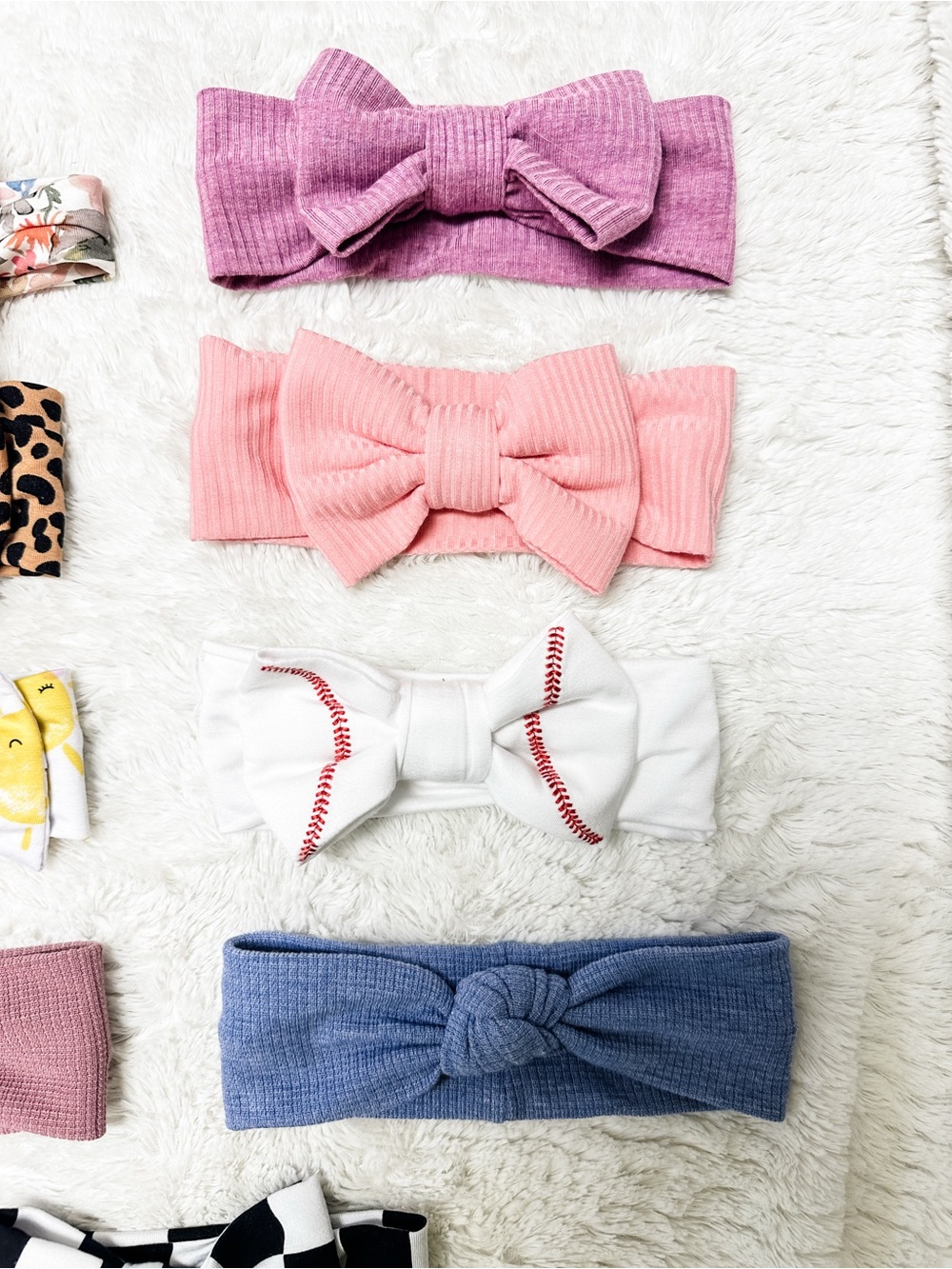 Little Sleepies bows NB - 3T size - Picture 3 of 4